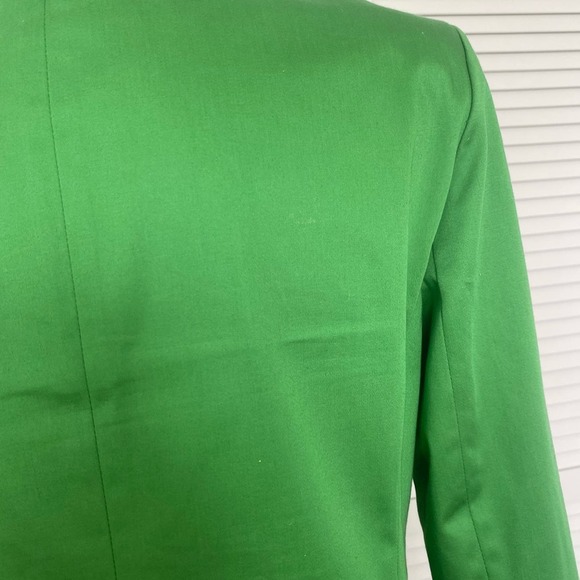 Lafayette 148 2 Piece Outfit Green Jacket and skirt- Sz 8 - Picture 5 of 10